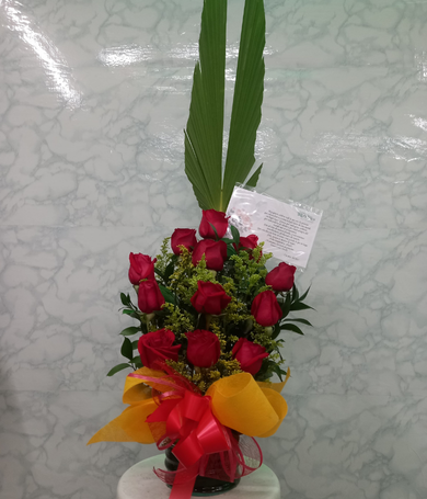 031-Piramide mini de rosas